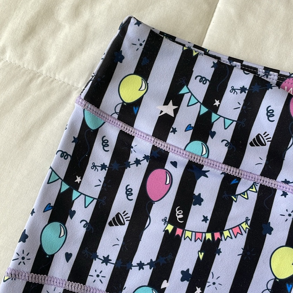 Wodbottom Patterned Party Compression Workout Sho… - image 2